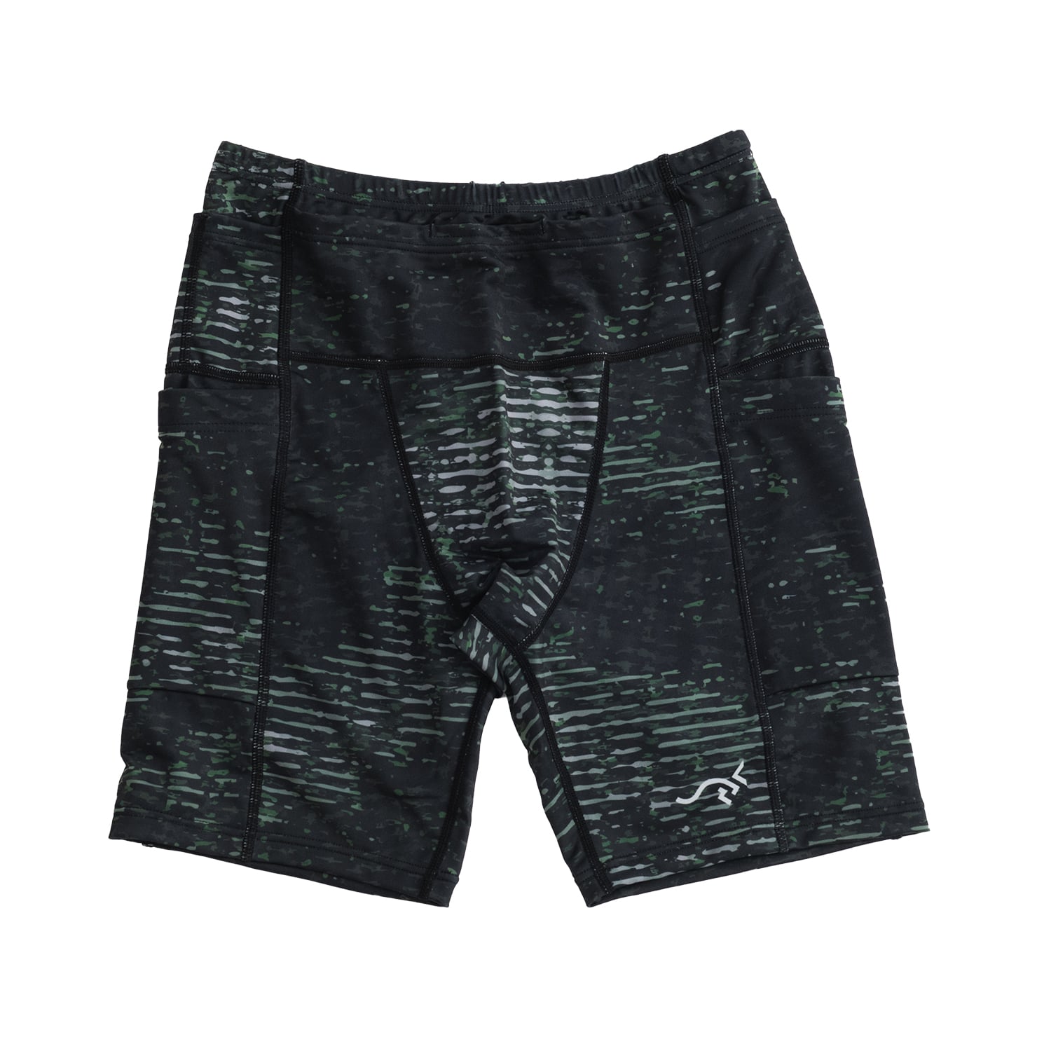 SAYSKEY SAURUS ブラック ハーフタイツ SAYSKEY SAURUS ブラック ハーフタイツ Bottoms｜SAURUS ORIGINAL GOODS