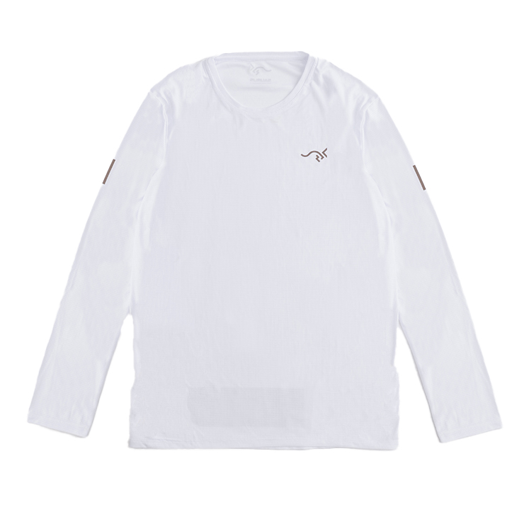 'Breath 5' Performance Dry Long Sleeve White