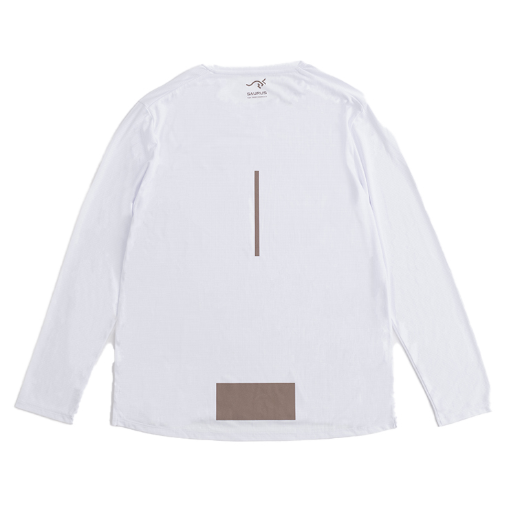 'Breath 5' Performance Dry Long Sleeve White