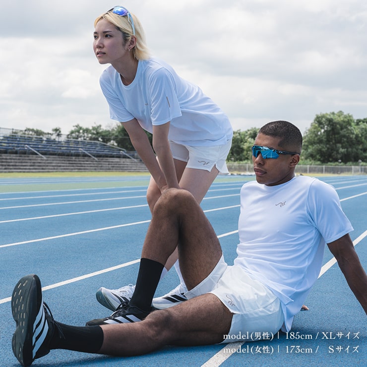 'Breath 1' Performance Dry Fit Shorts White