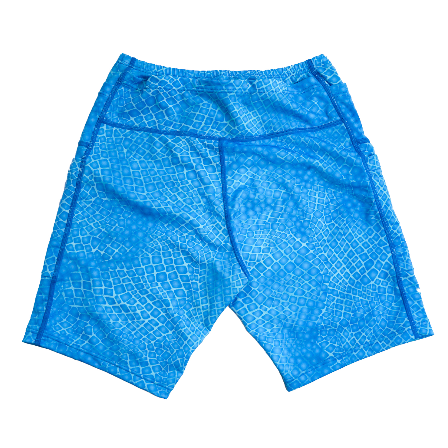 SAURUS Lizard Emblem Half Tights Blue｜SAURUS ORIGINAL GOODS