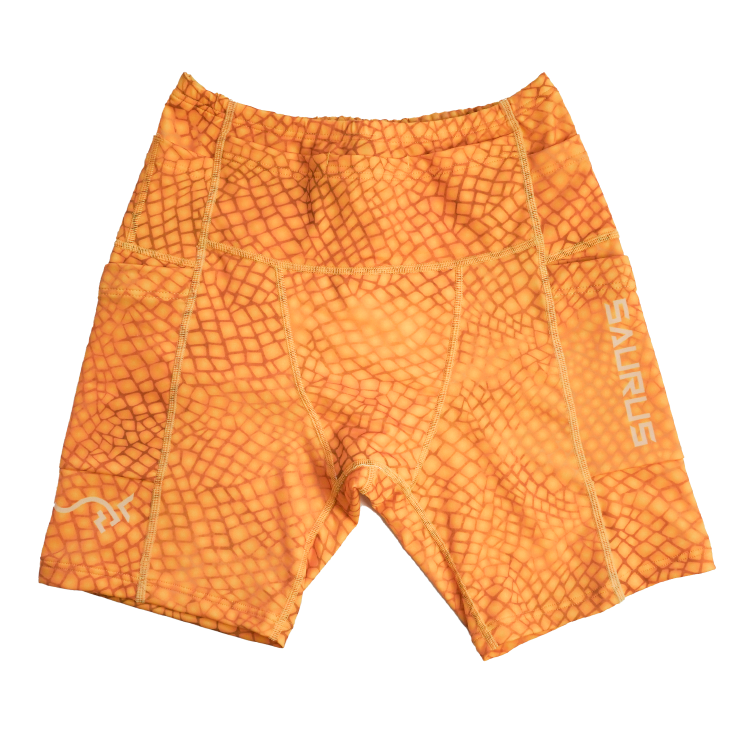 SAURUS Lizard Emblem Half Tights Orange｜SAURUS ORIGINAL GOODS