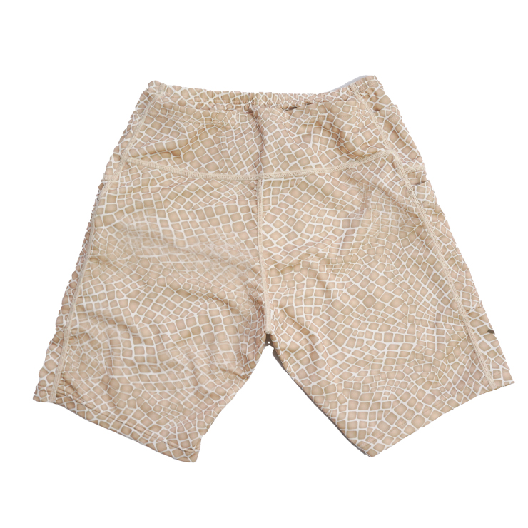 SAURUS Lizard Emblem Half Tights Beige